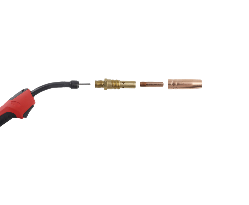 Replacement MIG Welding Gun Torch For Lincoln Magnum 100L - 100A, 10' Cable, Flex Head